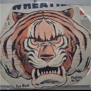 Vintage Wheaties Cereal Box Mask - Firefang the Tiger